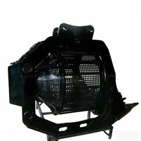 Tamiseur rotatif à godets de 20 tonnes pour la séparation du sol et du compost, entraînement hydraulique, patins anti-usure noirs