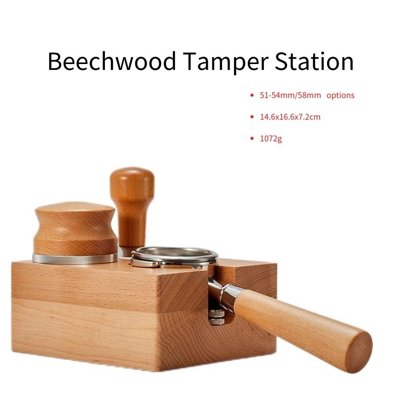 Tamping Station Houten Tamper Station, Universele Koffie Filterhouder