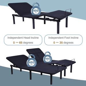 <span class=keywords><strong>Cama</strong></span> Eléctrica para Videojuegos con Control Remoto Inalámbrico, Puertos USB, Diseño que se Adapta a la Pared, Plegable, Inteligente, Tamaño Queen, Marco de <span class=keywords><strong>Cama</strong></span> Ajustable con Masaje - Product Image 4