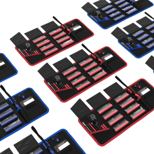 전화 및 컴퓨터 DIY 사용에 대한 1 정밀 드라이버 수리 도구 세트 142 및 플라스틱 핸들 OEM 사용 가능한 천 가방 - Product Image 5