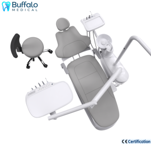 Unidad Dental Avanzada Buffalo con Luz Oral LED y Cuatro Manijas para Tratamiento en Clínica Dental - Product Image 3