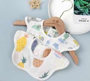 Wholesale Plain 100% Cotton <b>Muslin</b> <b>Baby</b> Bib Triangle Shape Newborn Bandana Bibs Washable <b>Baby</b> Feeding Bibs - Product Image 5