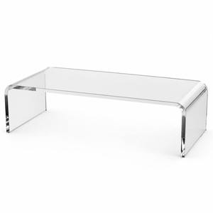 Support d'écran en acrylique massif personnalisé, imprimé UV, support ergonomique pour ordinateur portable, organisateur de bureau pour le rangement des ordinateurs de bureau et domestiques - Product Image 1