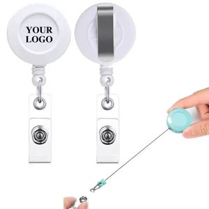 Porte-badge rétractable personnalisé en métal pour étudiants, employés de bureau et infirmières - Product Image 1