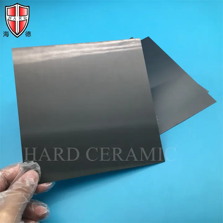 hot pressured sintering silicon nitride ceramic large thin sheet plate substrate