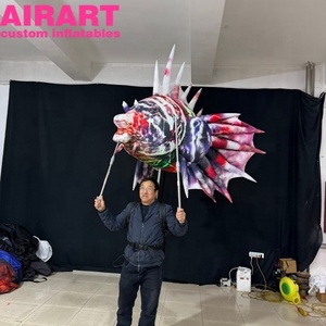 Décorations de parade, marionnettes gonflables en forme de <span class=keywords><strong>poisson</strong></span>, costumes gonflables pour adultes en forme d'animaux marins pour exposition - Product Image 2