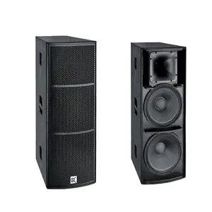 A due vie gamma completa dual 15 pollici PA speaker + cina dj attrezzature