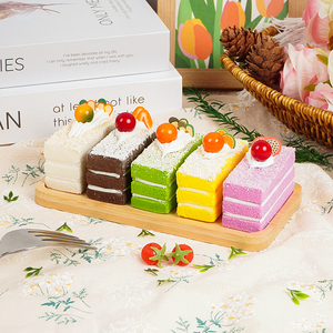 Juguetes Blandos al por Mayor, Modelo de Pastel de PU, Postre de Plástico Suave, Regalos Promocionales, Juguetes para Apretar para Niños y Adultos - Product Image 2