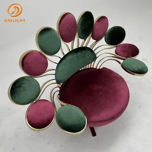 أريكة كرسي عرش دائري أريكة بذراع دائرية أريكة فردية حديثة فاخرة لغرفة المعيشة