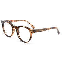 Monture de lunettes optique unisexe en acétate Mazzucchelli, design de qualité, monture ronde, nouvelle forme de visage en diamant coloré