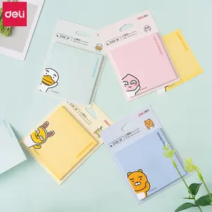 Deli 21531 Cute Sticky Notes Memo Pads 12packs Kakao Friends Cartoon Peach Planner Stickers Note Pads To Do List Korean