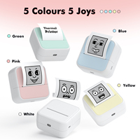 Mini Impresora Térmica S1, Inalámbrica BT, sin Tinta, Portátil, para Niños, Estudio, Regalo, Hogar, Oficina, Personalizable, Directo de Fábrica, Compatible con OEM
