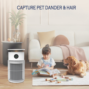 2025 plus récent surveillance de la qualité de l'<span class=keywords><strong>air</strong></span> connexion Wifi H13 filtre HEPA Portable cheveux <span class=keywords><strong>purificateur</strong></span> <span class=keywords><strong>d</strong></span>'<span class=keywords><strong>air</strong></span> pour animaux de compagnie pour la maison - Product Image 3