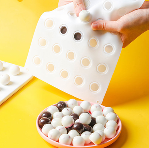 <span class=keywords><strong>Molde</strong></span> de Silicona Ecológico para Hornear, para Formas de Chocolate y Mini <span class=keywords><strong>Esferas</strong></span> de Pastel de Mousse - Product Image 2