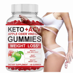 Wellbody OEM/ODM nhãn hiệu riêng nhà máy cung cấp sức khỏe tự nhiên sản phẩm 60 keto APPLE CIDER Gummies Vitamin Giảm béo cấp thực phẩm - Product Image 1