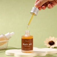 Vente en gros de flacons d'huile essentielle en verre transparent avec compte-gouttes, 30 ml, flacon liquide, emballage durable pour l'aromathérapie et les cosmétiques
