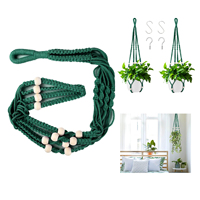 Vente en gros de porte-pots de fleurs panier de jardinière suspendu cintres pour plantes en macramé