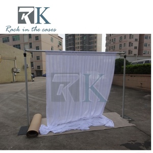 Aluminum Pipe and Drape Durable <b>Backdrop</b> <b>Stand</b> Curtain Rod with Metal Base for Wedding - Product Image 6
