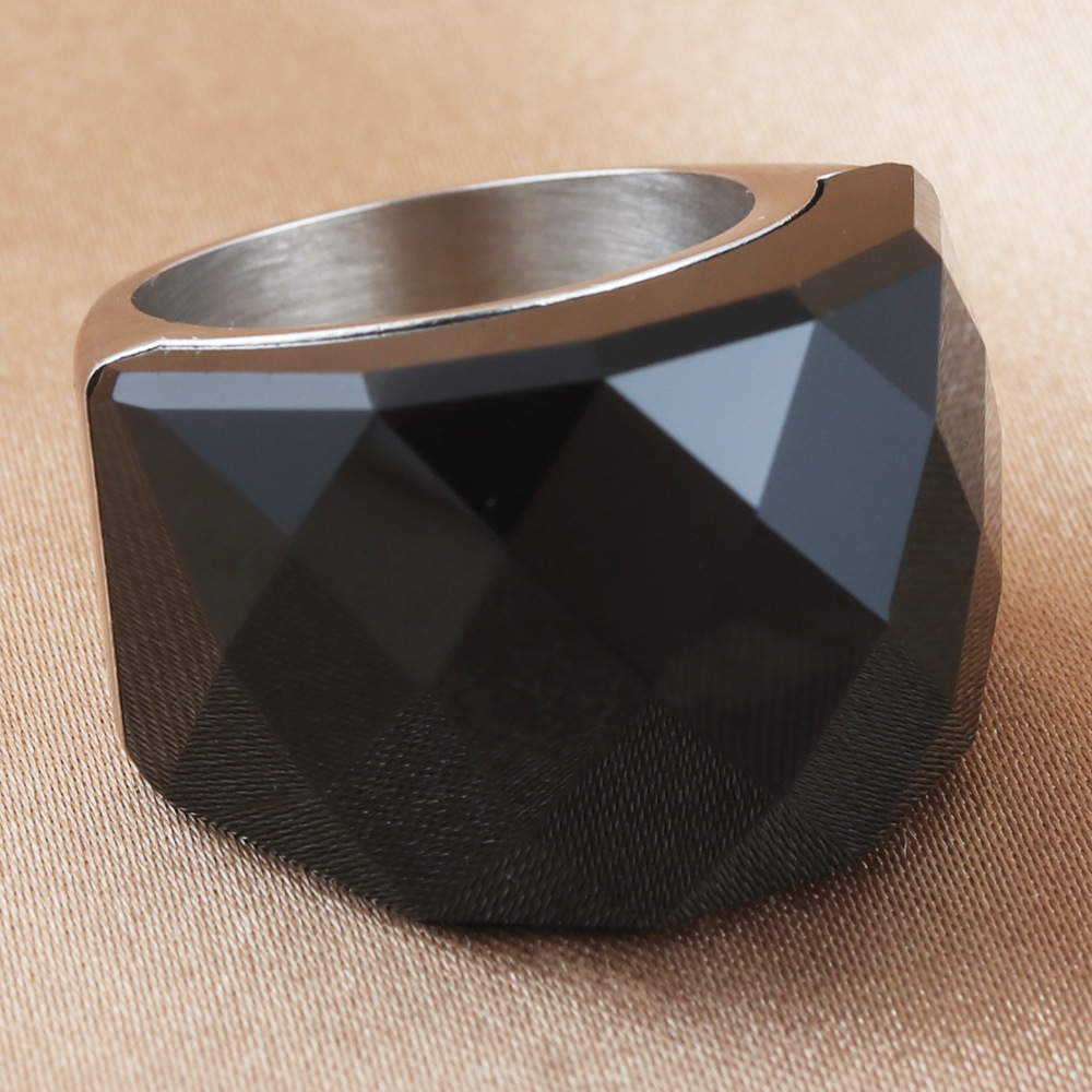 Steel color (black stone)