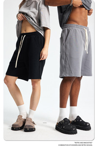 <span class=keywords><strong>Pantaloncini</strong></span> Sportivi da <span class=keywords><strong>Uomo</strong></span> Personalizzati, in Cotone <span class=keywords><strong>con</strong></span> Coulisse e <span class=keywords><strong>Tasche</strong></span> <span class=keywords><strong>Laterali</strong></span>, Shorts Estivi per <span class=keywords><strong>Uomo</strong></span> - Product Image 3