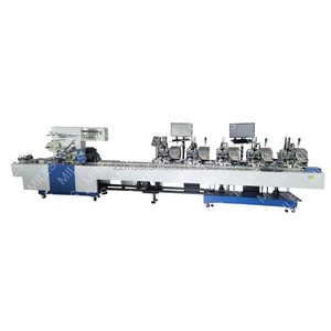 Máquina de embalaje de cajas de cartón con película de celofán, alimentación automática de tarjetas de papel, envoltura BOPP, modelo 150/300/420, alimentador por fricción, estructura razonable - Product Image 4