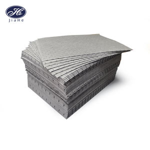 Coussinets absorbants d'eau jetables universels gris perforés de haute qualité pour déversements d'huile - Product Image 4