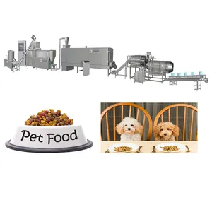 Khô/ướt thức ăn cho chó máy đùn thức ăn vật nuôi dây chuyền sản xuất