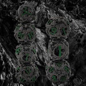<span class=keywords><strong>Dados</strong></span> de dragón de calavera <span class=keywords><strong>personalizados</strong></span>, juego de mesa RPG, juego de <span class=keywords><strong>dados</strong></span> de equipo para tomar decisiones, <span class=keywords><strong>dados</strong></span> de dragones y mazmorras huecos de Metal DND - Product Image 3