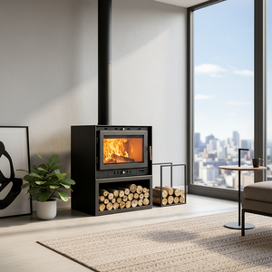 Poêle à <span class=keywords><strong>bois</strong></span> en acier laminé à froid à prix abordable pour chauffage domestique intérieur - Product Image 5