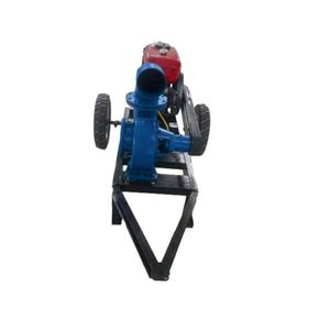 Pompe à eau diesel à haut débit de 12 pouces à flux mixte en acier inoxydable et fonte pour l'irrigation agricole haute pression - Product Image 3