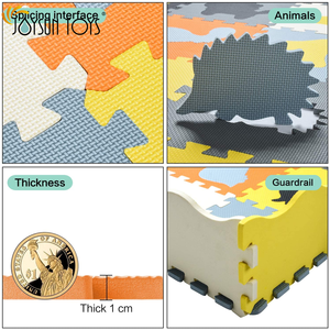 Personalizado 30x30x1CM EVA Baby Kids Oyuncak Floor <span class=keywords><strong>Corral</strong></span> Didactico <span class=keywords><strong>Bebe</strong></span> Foam Puzzle Playmats Fence Play Mat <span class=keywords><strong>para</strong></span> bebés pequeños - Product Image 3