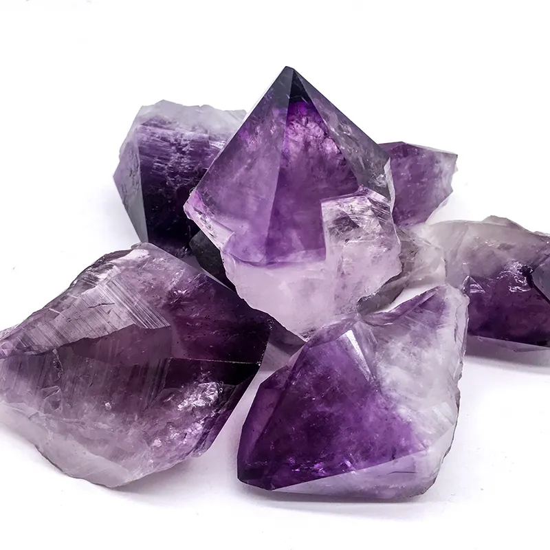 Wholesale cheap price rough dark amethyst stone natural crystal amethyst specimen amethyst point for decoration
