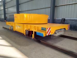 맞춤형 30 톤 창고 전동 레일 이송 카트 턴테이블이있는 전기 이송 트롤리 - Product Image 3