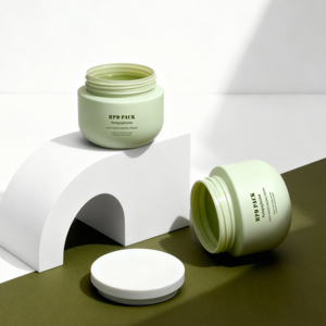Pot cosmétique personnalisé <span class=keywords><strong>de</strong></span> luxe 250ml 500ml pour nettoyant visage au thé vert, gommage doux, lavant visage à l'<span class=keywords><strong>eau</strong></span> <span class=keywords><strong>de</strong></span> <span class=keywords><strong>riz</strong></span>, pot en plastique pour crème - Product Image 2
