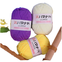 Ventes Directes Fabricant Laine Fantaisie 100% Acrylique Teinte Filée, Tricotée Main Quatre Brins Épaisseur Moyenne, pour Bébés et Coton Lait