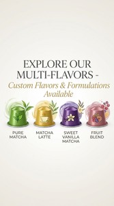 Mixed Flavors Matcha Capsules <b>Coffee</b> <b>Machine</b> Compatible OEM ODM Service Private Label Sachet Packing For <b>Small</b> Business - Product Image 5