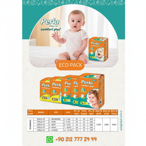 MAXI No.4 PERLA BABY PAÑALES XXL Pañales desechables de alta calidad con indicador de humedad para adultos Hecho en Turquía - Product Image 1