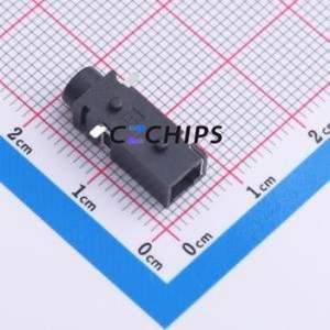 SJ-3523-SMT-TR Audio Connector (Headphone) Connector 1A 12V Brass/ Copper Alloy Silver - Product Image 2