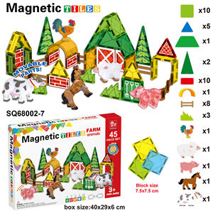 Nouvelles Idées de Produits 2026 : Ensemble de Briques Magnétiques de Construction, Jouets 3D Grands Animaux de la <span class=keywords><strong>Ferme</strong></span>, Tuiles Magnétiques pour Enfants - Product Image 5