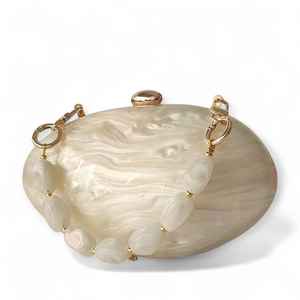 Elegant Designer <b>Resin</b> Clutch For Women With Sleek Shape Durable Material And Vibrant Patterns - Product Image 6