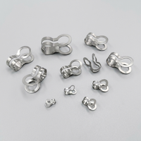 Chaîne à billes en acier inoxydable personnalisée en usine, fermoir double anneau 1,5-10 mm pour connecteur de chaîne à billes de rideau, composants de bricolage