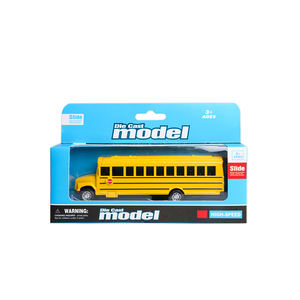 Venta al por mayor personalizado escala 1:32 14cm metal fundido a presión autobús escolar americano modelo de camión juguete extraíble fundido a presión Campus modelo de coche para niños - Product Image 3