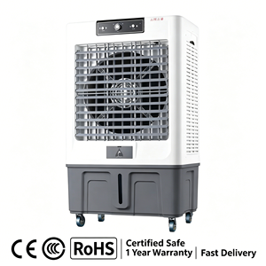 Refroidisseur d'air évaporatif 3-en-1 portable 50L 380W, ventilateur de refroidissement pour chambre, bureau, extérieur, camping, stand, mini climatiseur portable - Product Image 3