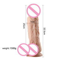 XISE 32,5 cm Classic Pvc Big Dildo Juguete sexual para adultos Venta al por mayor Dong para mujeres Enorme pene de plástico realista
