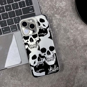 Lustige Totenkopf-Druck Galvanisch Versilberte Schlüssel-TPU-PC-Handyhülle für <span class=keywords><strong>iPhone</strong></span> <span class=keywords><strong>X</strong></span> Xr Xs 11 12 13 14 15 16 17 18 Pro Max - Product Image 3