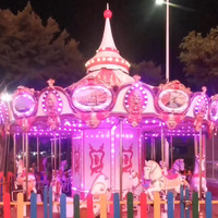 Manège Électrique Violet Nouveau Design pour Enfants, Idéal pour Centres Commerciaux, Utilisation Intérieure et Extérieure, Jeu Populaire, à Vendre