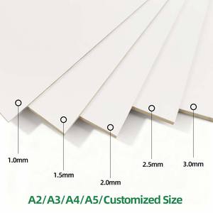 Rouleau géant de carton blanc 190-400 g/m² haute densité, résistant à l'humidité, recyclable, carton ivoire / carton pour boîtes pliantes / carton FBB - Product Image 3
