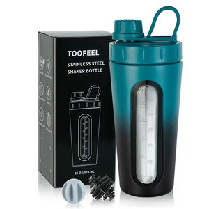 Compra al por Mayor en China: Botella Mezcladora de Acero Inoxidable de 700 ml con Recubrimiento de Polvo, Ideal para Fitness - Tu Compañero Definitivo para el Entrenamiento - Product Image 1