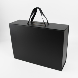 Tùy chỉnh cao cấp sang trọng từ hộp phẳng cứng nhắc gấp ráp có thể gập lại các tông Giấy gói quà Tặng thư mục để đóng gói - Product Image 3