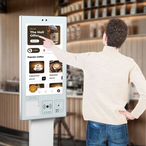 Kiosco de Pago de Autoservicio con Reconocimiento Facial y Escáner de Códigos de Barras para Cafetería/Bar, Producción al por Mayor de Fábrica, 21.5/32'' - Product Image 1